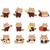 Clothing Accesories Lesser Panda Red Panda Patches Self-adhesive Cartoon Clothes Appliques Cute DIY Clothes Sticker Hairclip