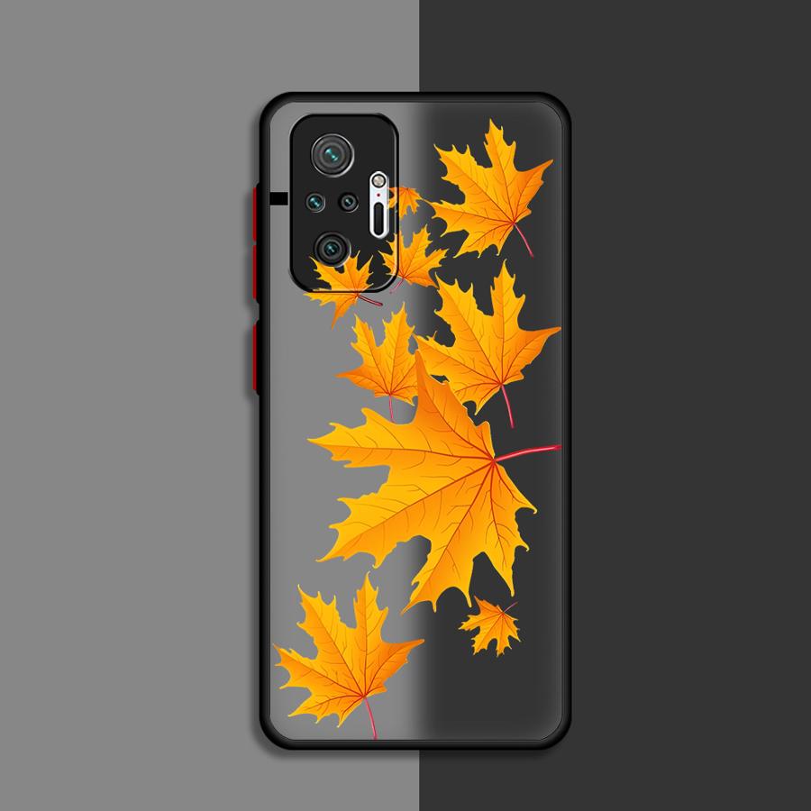 Cartoon Leaf Flowers Funda Back Phone Cover Case for Xiaomi Redmi Note 15 Pro 10 13 9S 13C 14C 14 A4 11 12