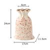 Vintage Floral Texture Ceramic Vase Table Decoration Flower Arrangement Creative Bag Shape Flowers Vases Room Aesthetic Decor