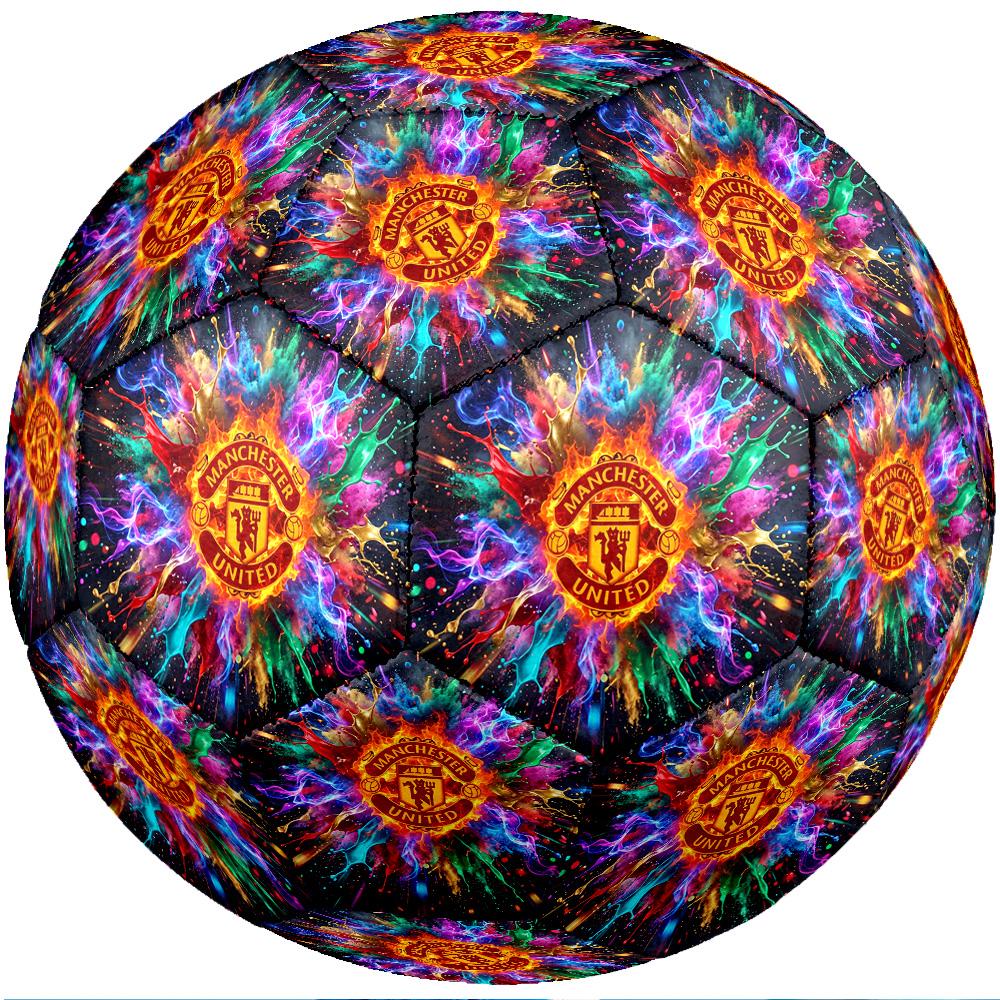 Manchester United Theme soccer ball Size 5 Soccer Ball Soft Touch Professional Training Football for Outdoor Sports
