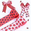 Red And Black Polka Dot Ladybug Ribbon Spring And Summer Creative Ladybug Ribbon Packaging Tape Atmosphere Layout Supplies