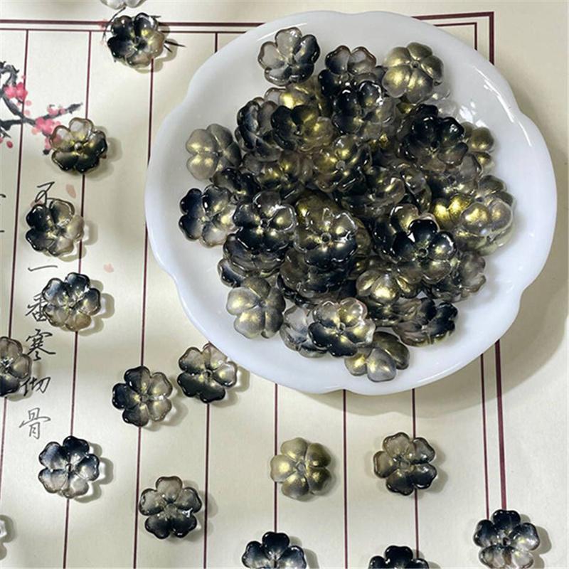 14mm Kvetinové Sklenené Korálky DIY Ručne Vyrábaný Náramok Náhrdelník Náušnice Šperkový Materiál DIY Nástroj Príslušenstvo na Výrobu Šperkov