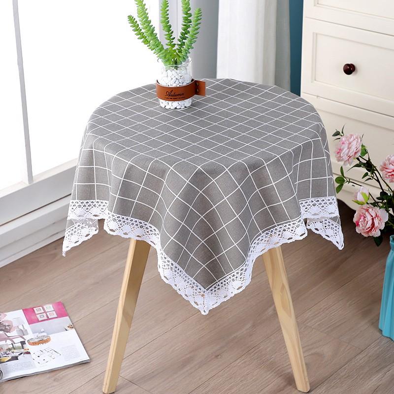 Round Tablecloth Simple Style Household Circular Table Cover Indoor Holiday Home Christmas Party Picnic Dining Room