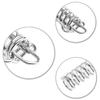 Outdoor Tent Spring Elastic Buckle Stainless Steel Camping Tent Windproof Rope Buckle Ground Fixing Buckle