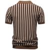 2026 Summer Men's Polo Shirts Stripe Design Ice Silk Short Sleeve Cool Touch Breathable Casual Outdoor Polo Shirt for Men