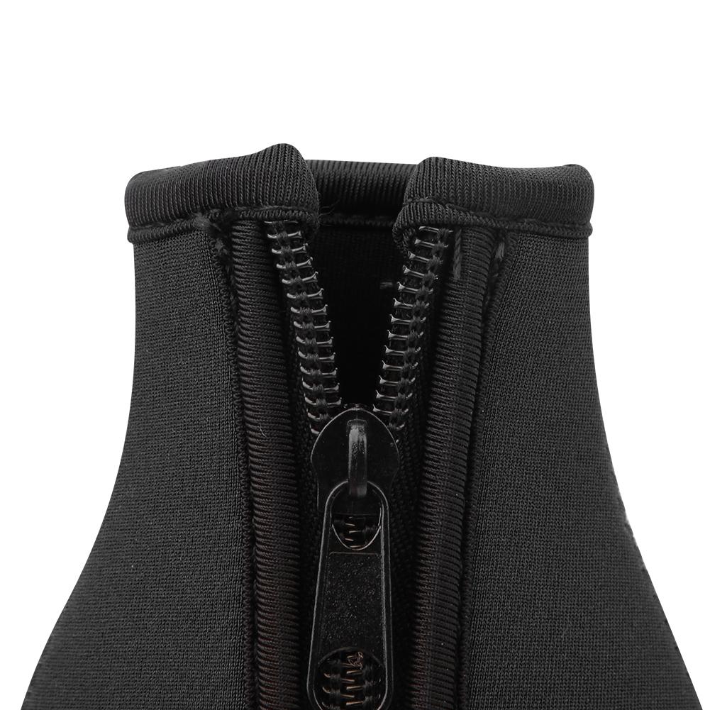 Módní jednobarevný návlek na pivní láhev se zipem, držák na nápojové láhve/plechovky(Černá)