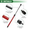 Motoforti Universal Lift Support Strut Gas Spring 18 inch/450mm 33lb/150N/15kg Carbon Steel Red 1 Set