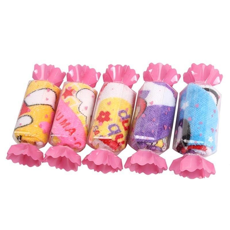 1Pcs Household Portable Supplies Towel Cartoon Animal Cloth Hand Wedding Big Candy Towel Dishcloths Lovely Home Accessories