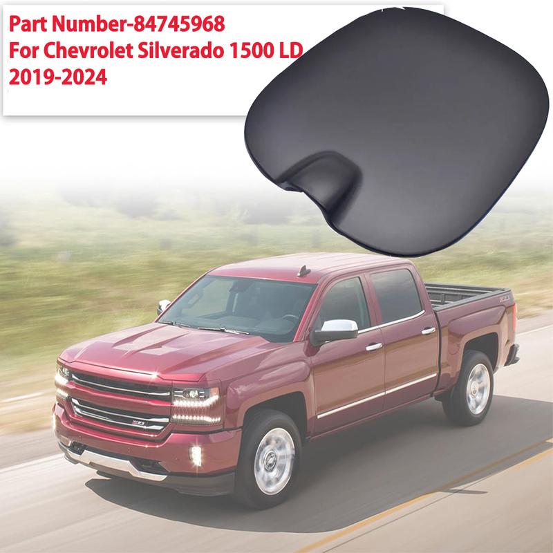For -2024 Chevrolet Silverado 1500 LTD Crew Cab Pickup Models Black Fuel Gas Tank Filler Door Lid Cover Flap Cap 84745968