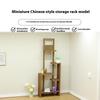 1Pc 1:12 Dollhouse Miniature Display Storage Shelf Rack Toy for Children Dollhouse Decoration Accessories