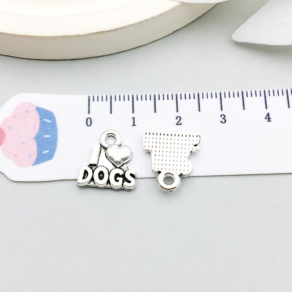 Set di 100 Ciondoli Gatto Farfalla Luna Argento Antico per Braccialetti e Collane Fai da Te