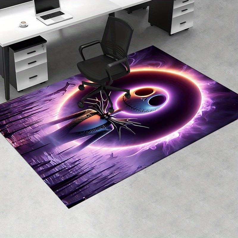 Office Rug Jack Skellington, Nightmare Before Christmas theme 3D Printed Anti-Slip Rug-Machine Washable for Living Room