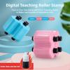 4-in-1 Math Roller Stamp ,Addition Subtraction Multiplication Division Refillable Ink Included Educational Math Practice Tool