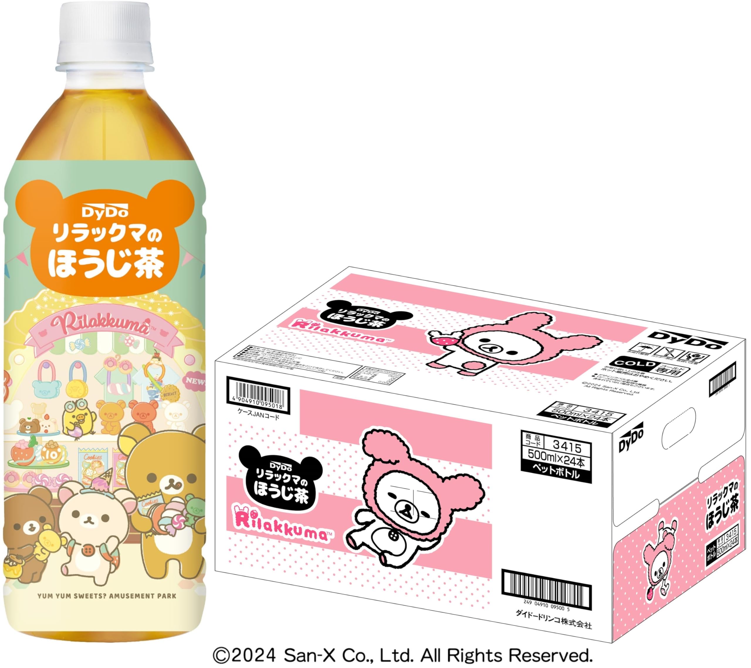 

DYDO Drinko Rilakkuma Hojicha 500 мл x 24 бутылки