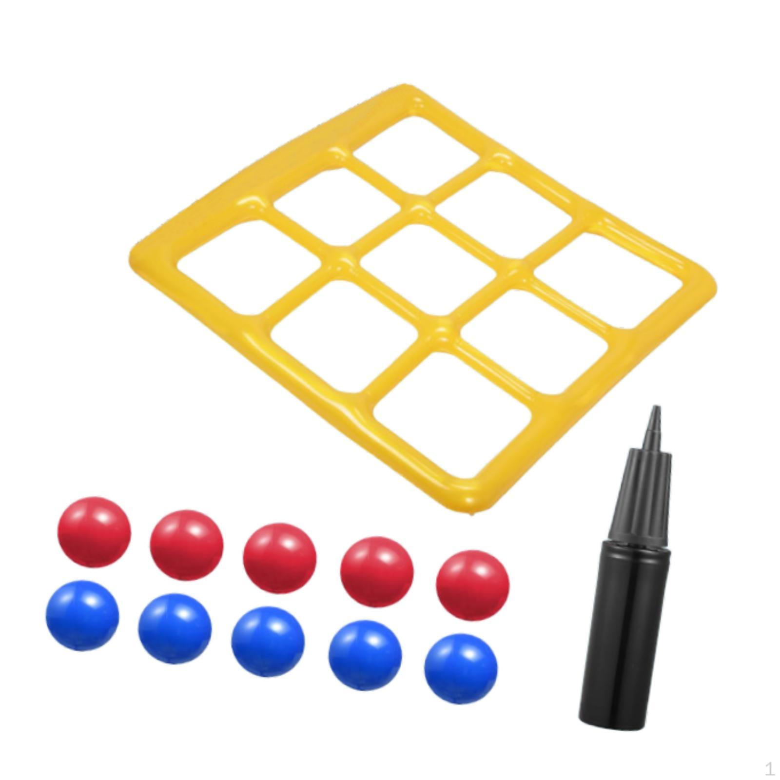 

Надувная игрушка для бассейна Toe, плавающая, с 10 мячами, игрушки для игры в бросание в воду, набор игр для плавания