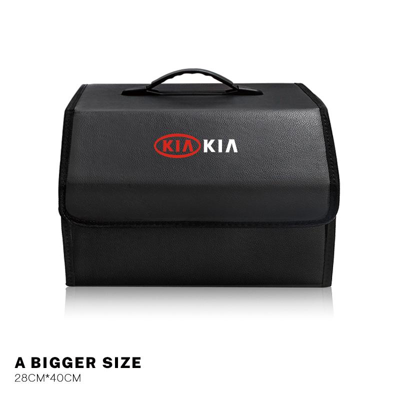 Boîte d'organisation de coffre de voiture Grande capacité Sac de rangement multi-usages pour outils Pour KIA K5 K9 Sorento Ceed RIO Sportage EV9 Stinger Niro Soul