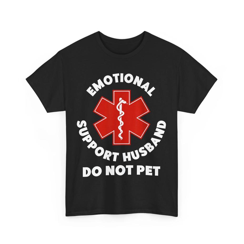 Emotional Support Husband Do Not Pet Funny Husband T-Shirt