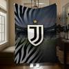 Juventus Football Club Crest Blanket Blanket Home Decor Bedroom Office Rest Blanket Machine Washable