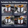 1Set with Strainer Deep Fryer Pot 304 Stainless Steel Universal Fryer Pan Basket Oil-saving 1.2L Kitchen Pot