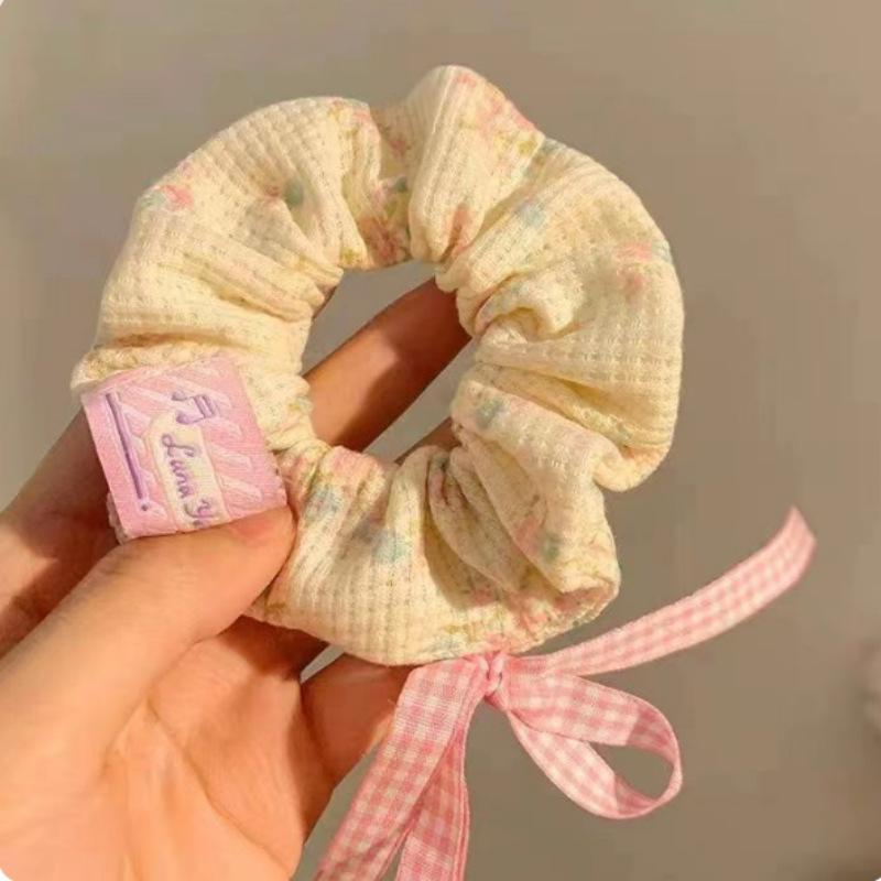 Cloth Sweet Flower Hair Band Sweet Flower Rubber Bands Rubber Bands Hair Ties Ponytail Holder Hair Accessories Hair Accessories