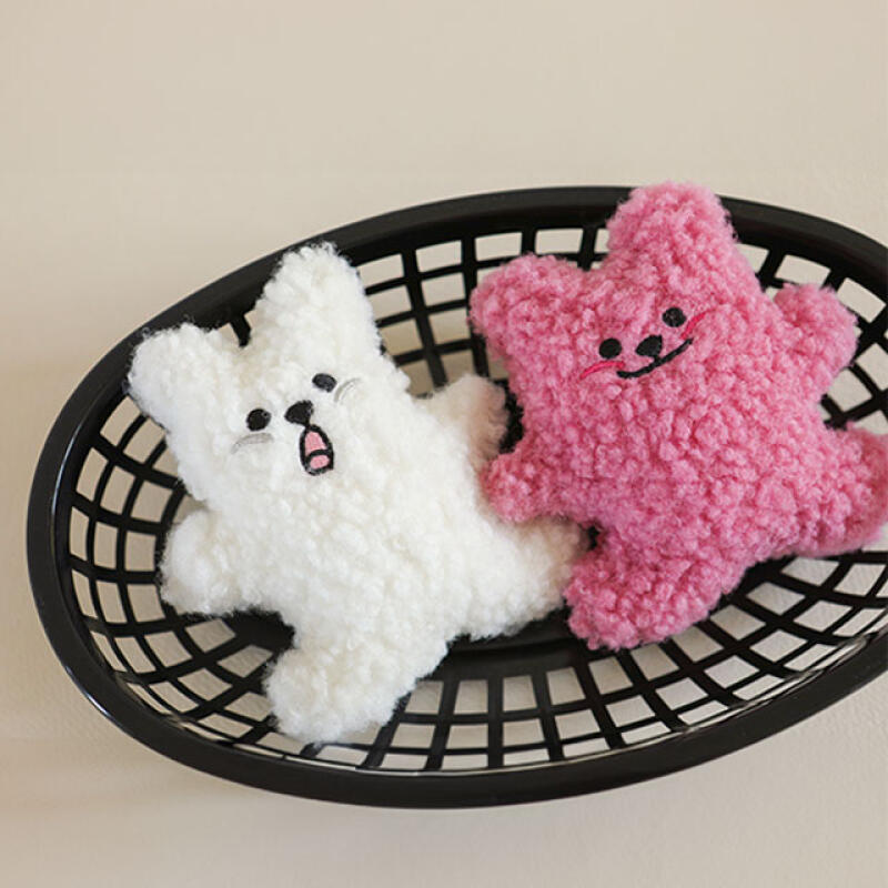 Fried Bear Plush Keychain