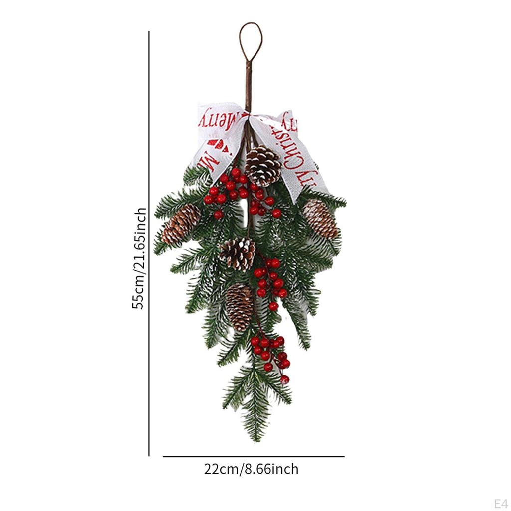 Artificial Christmas Wreath for Front Door,