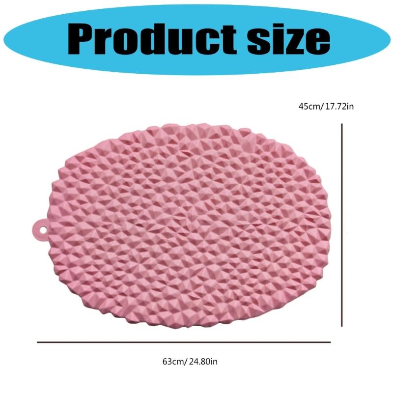 Reusable Reflexology Foot Pad High Elasticity Foot Massage Mat Easy to Clean Werproofie