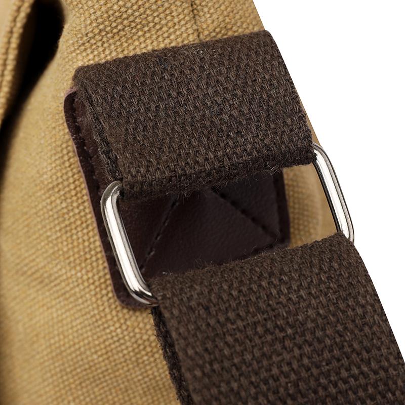 New Fashion Cross Body Bag New Men Canvas Crossbody Shoulder Messenger Bags Man Casual Solid Multi Function Portable Male Bag