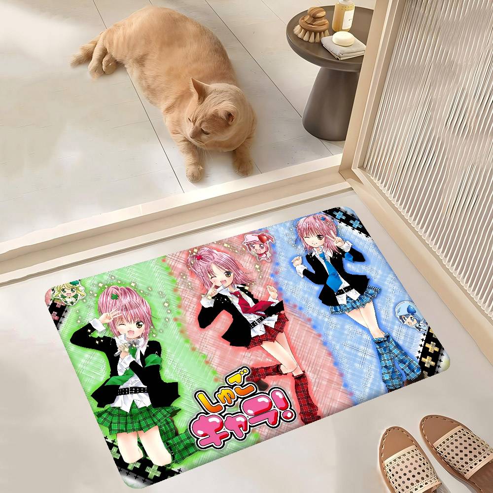 S-Shugo Chara Japonské Anime Podlahový Koberec Severský Styl Domácí Rohožka Koupelnové-Toaletní Podložky Ložnice Hotel Dekorativní Podložka