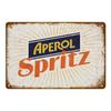 Aperol Spritz Metal Tin Sign Retro Bar Lounge Wall Decor Art Vintage