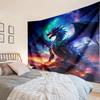 Fiery Dragon Artwork Tapestry Room Decoration Wall Hanging for Living Room Bedroom, dormitory, Birthday and Christmas gifts