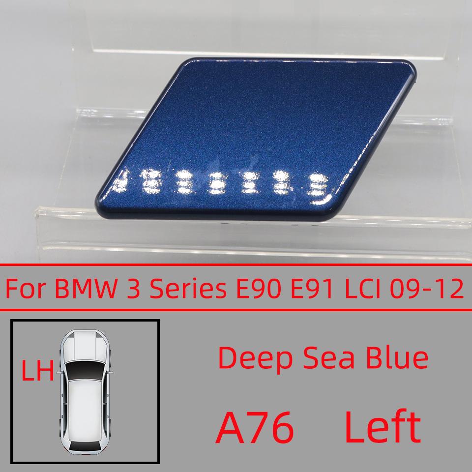 Headlight Washer Nozzle Cover For BMW 320 325 328 330 335 E90 E91 LCI 2009-2012 Sprayer Lid Cap Painted Washer Jet Cover Cap