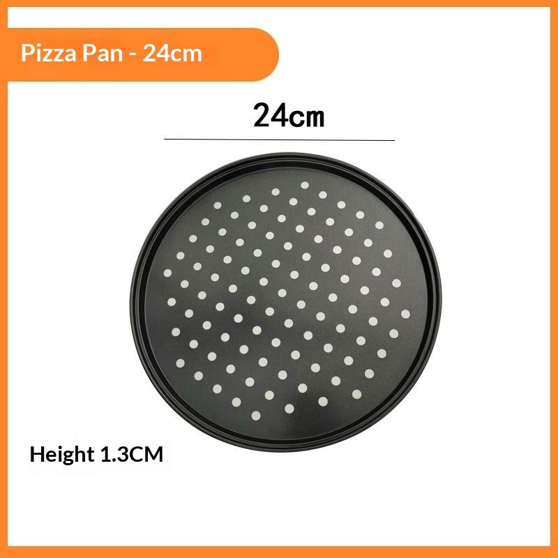 Pizza Baking Steel Pan With Holes 11 Inch Round Perforated Nonstick Plate For Crispy Crust Oven Kitchen S