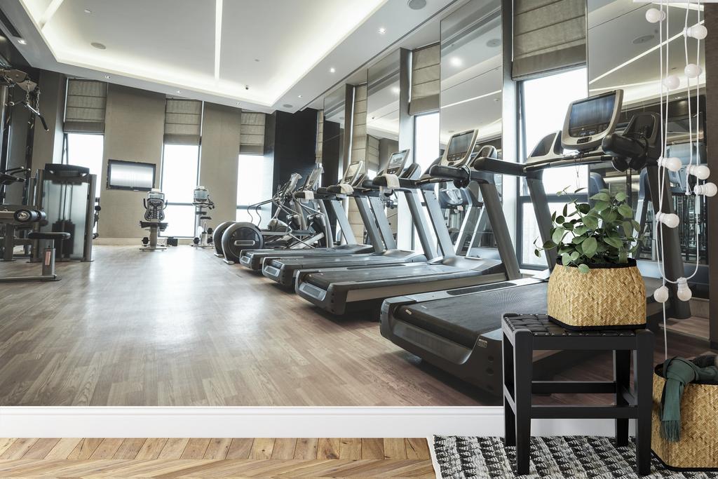 Photomural Modern Fitness Club Washable Fleece 416x290