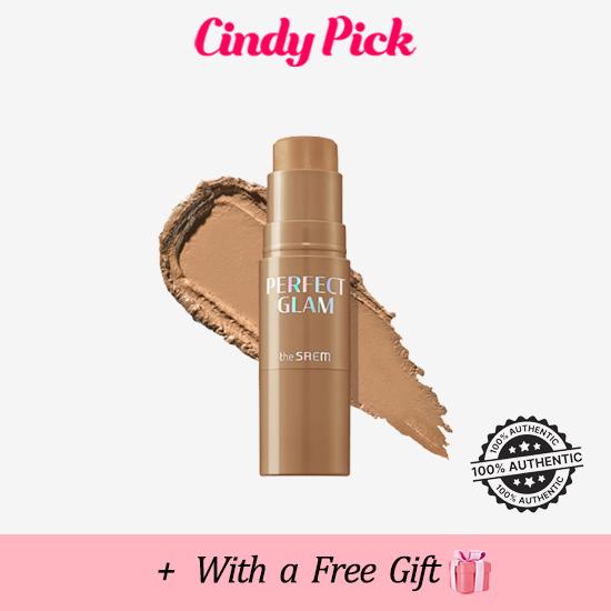 

Румяна-стик The Saem Perfect Glam Stick BR01 коричневого цвета