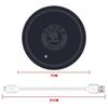 2PC LED Illuminated Car Water Cup Coaster Auto Interior Atmosphere Light Coaster for Skoda MissionL Afriq Kamio Fabia Octavia