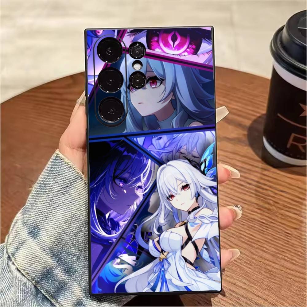 G-Genshin S-Skirk-k Phone Case For Samsung S25,S24,S21,S22,S23,S20,Ultra,S26,Plus,Fe,Note,5G Black Cover