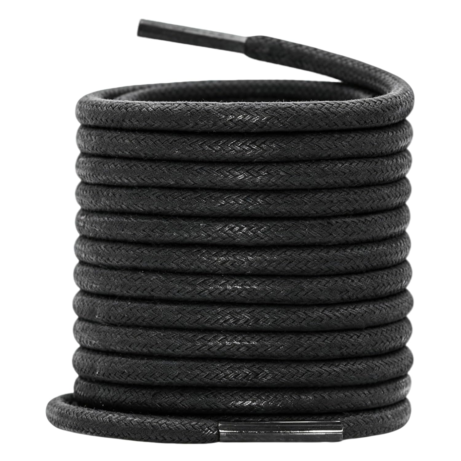 

Ezfishoom 2 pairs (4 pieces) waxed shoelaces - leather shoes / business shoe laces approximately 2.5mm thick unisex 60140cm 7 colors braided round