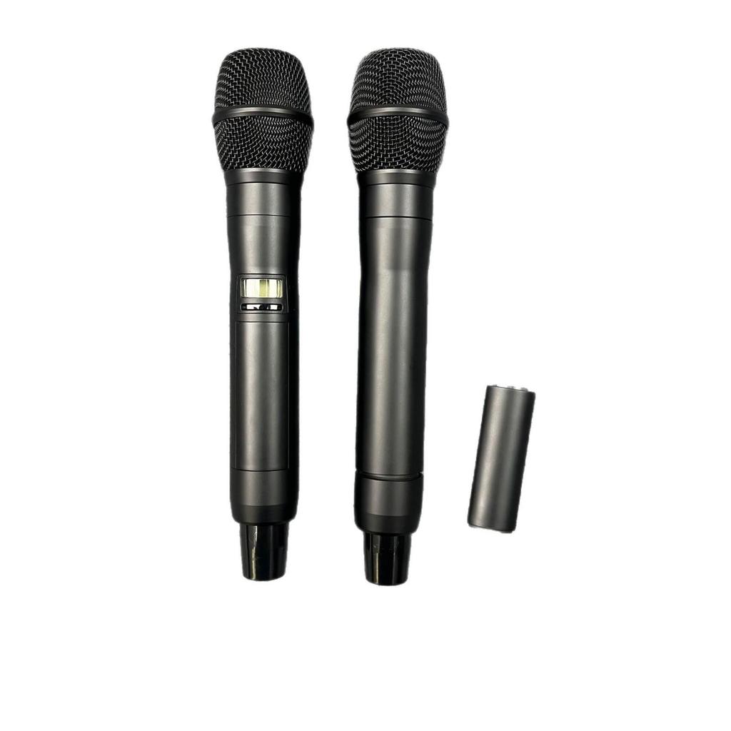 True Diversity Wireless Microphone Set with High Sound Quality, Dual Microphones