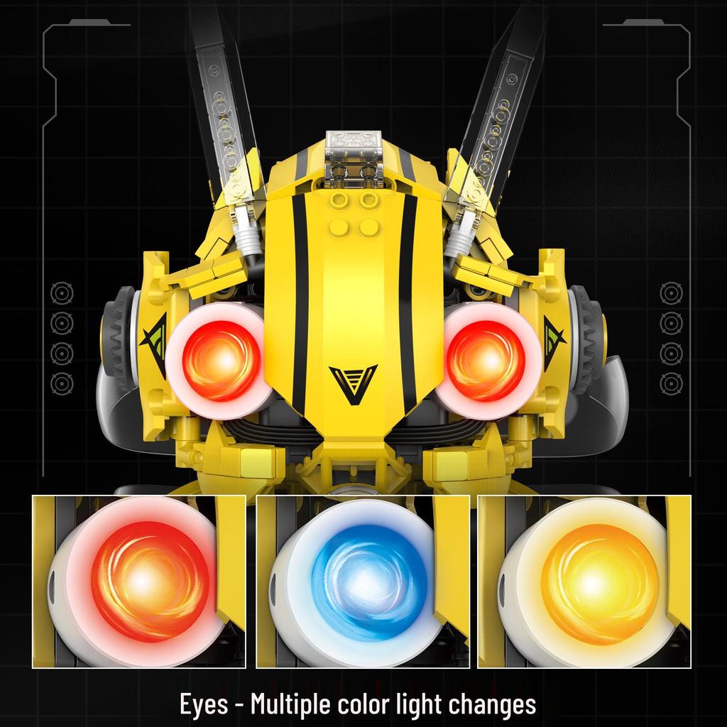 5-in-1 Electric Remote-Control Transformer Robot Building Kit