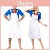 Adorable Couples Costume Adult Duck Sailor Outfit Unisex Polyester Fabric For Halloween Celebration