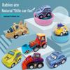 Versatile Pull-Back Cartoon Construction Vehicles - Cute Gashapon Cars for Kids' Birthdays