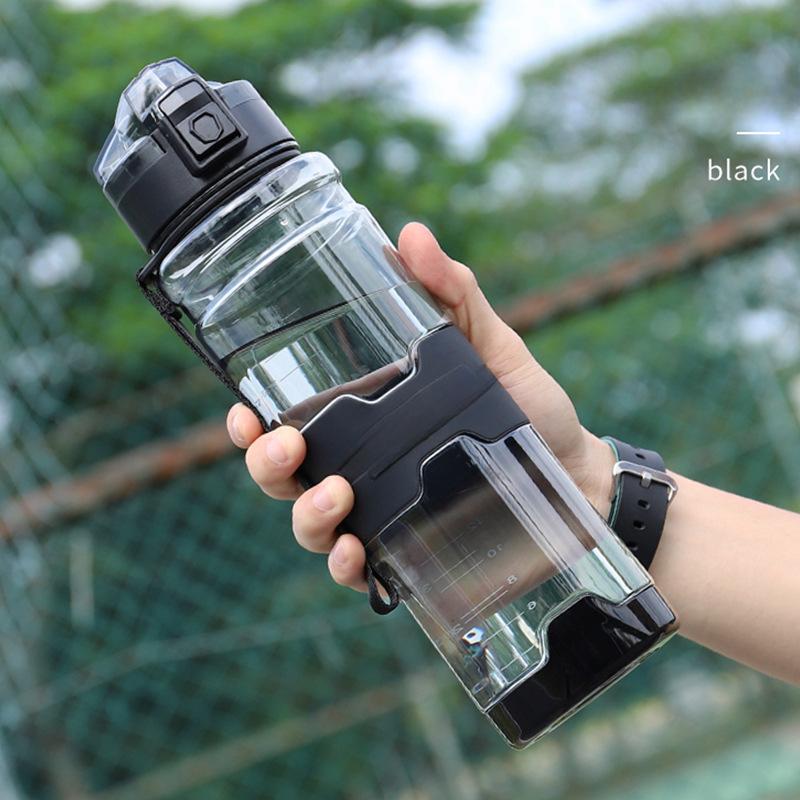 Super-Kapazität Outdoor Sports Wasserkocher Transparent Bouncing Fitness Tritan Wasserbecher Geschenk Kunststoff Space Cup