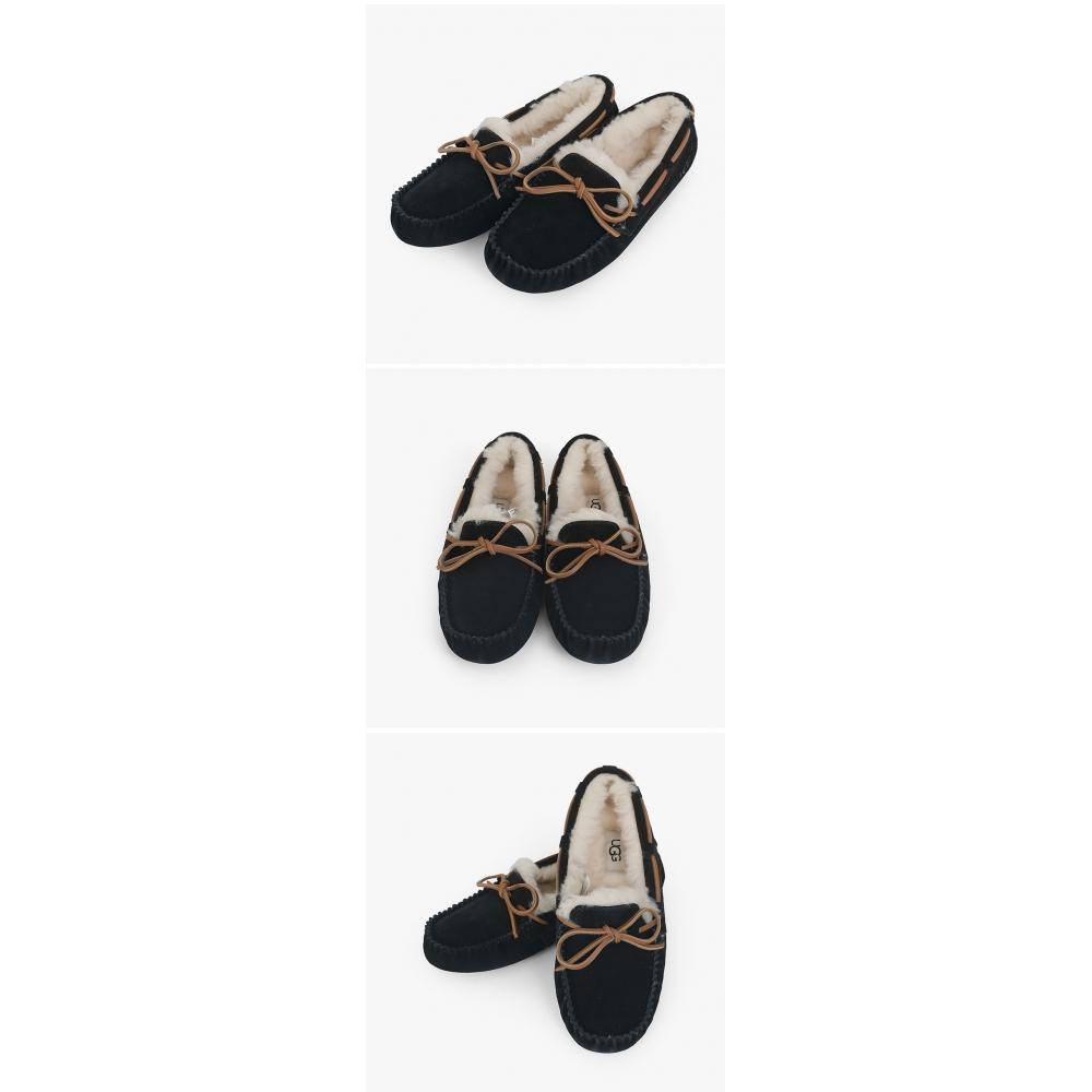 Ugg 1107949 Blk Dakota Black Moccasin Flat Shoes