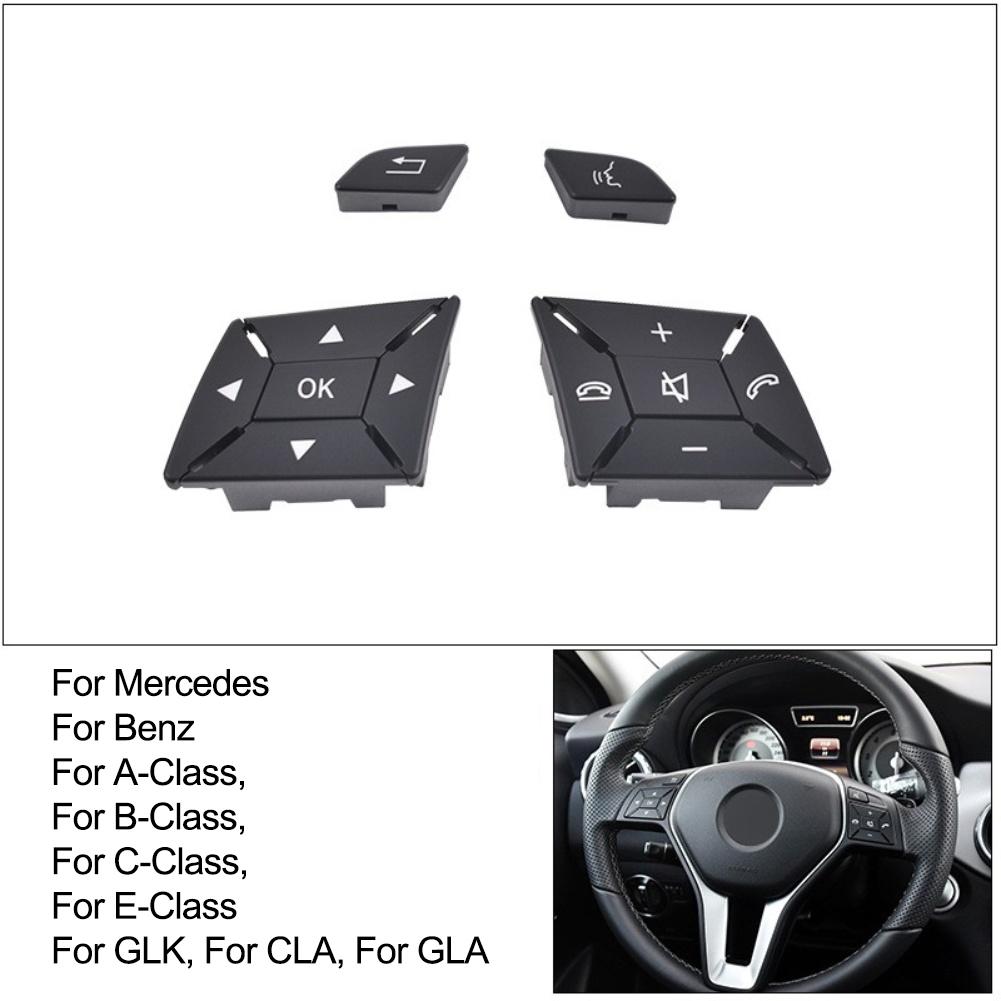 Steering Wheel Button for Mercedes C Class W204 and E Class W207 2011 2016 Designed for OEM Fit and Functionality Upgrade