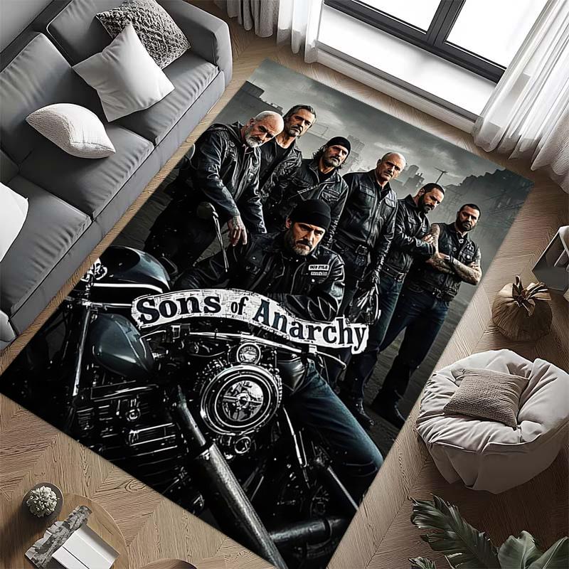 Sons Anarchy: Brotherhood Rebellion carpet floor mats Doormat Art Christmas gifts Dormitory decoration