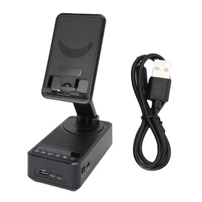 Foldable Cell Phone Stand with Wireless Bluetooth Speaker RGB Light Liftable Phone Holder Bluetooth