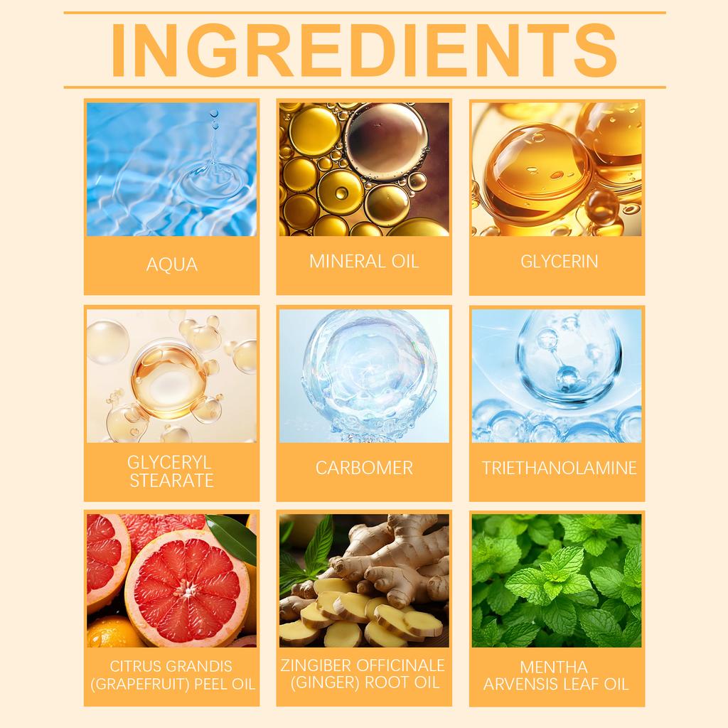 Crema Calda Massaggio Crema Rassodante Naturale e 87% Biologica Anti Cellulite Lozione Rassodante Brucia Grassi Massaggio Crema Dimagrante