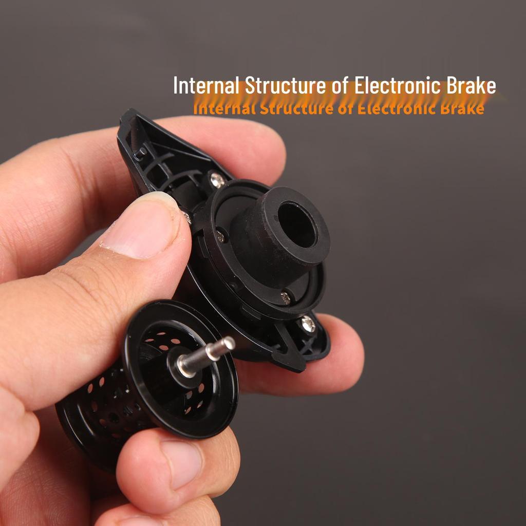 Smart DC Baitcasting Reel with Electronic Brake and Long Cast Micro-Lure System