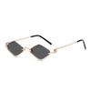 Fashion Small Polygonal Sunglasses Women Luxury Brand Metal Half Frame Sun Glasses Ladies Hipster sexy Cat Eye Shades Vintage